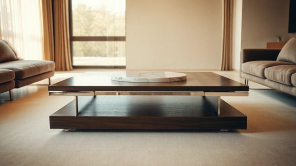 Choisir une table basse design : style et fonctionnalité