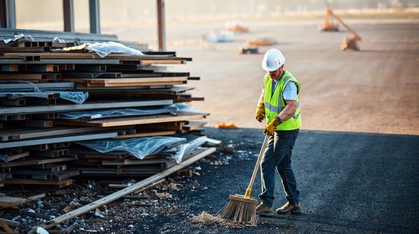 Guide des solutions économiques pour un nettoyage de fin de chantier